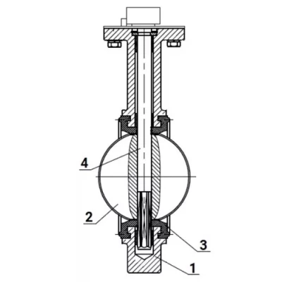 Затворы дисковые поворотные DN.ru WBV3131N-2W-Fb-H Ду50-250 Ру16 межфланцевые, корпус - нержавеющая сталь 304, диск - нержавеющая сталь 304, уплотнение - NBR, с электроприводом DN.ru QT-N-EM-О1-380VAC-У1 220В HARK