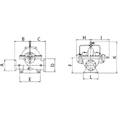 Насосы центробежные Электромотор 4Д250-125 поверхностные, корпус - сталь/чугун, мощность - 110-160кВт, напор - 110-125м, производительность - 4000-4167л/мин, 380/660В