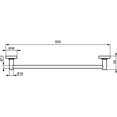 Полотенцедержатель IDEAL STANDARD IOM A9118AA