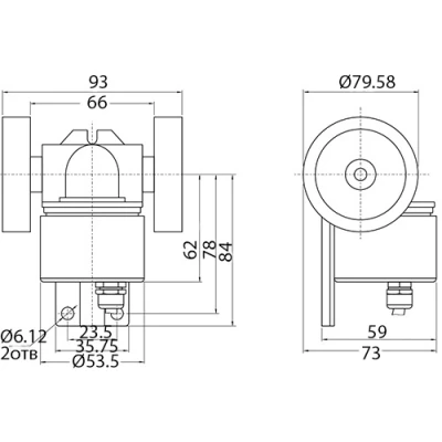 Энкодеры инкрементальные INNOCONT ENC TPD с мерным колесом - 250мм, разрешение - 1имп/мм/см, напряжение - 5-30В, IP65, кабель - 2м