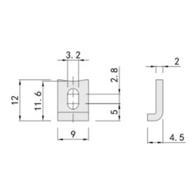 Установочные карты LANBAO LB-K, материал корпуса - нержавеющая сталь, для ENA39