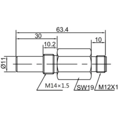 Датчик индуктивный LANBAO LR14XBF03DPOB-E2 резьбовой, монтаж - заподлицо, расстояние срабатывания - 3мм, тип выходного сигнала - PNP NO, соединение - разъем M12, материал корпуса - сталь нержавеющая, IP68