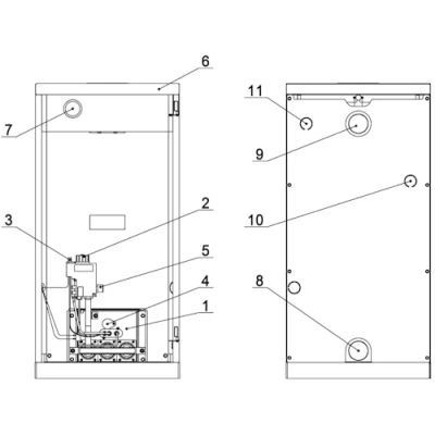 Котел газовый Лемакс Classic 20W напольный одноконтурный, мощность - 20кВт, камера - открытая