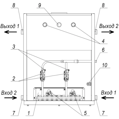Котел газовый Лемакс Премиум 100 напольный одноконтурный, мощность - 98кВт, камера - открытая