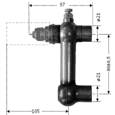 Клапан терморегулирующий Универсал КТК-У-2 Ду20 Ру10, для двухтрубных систем, под приварку, корпус - сталь