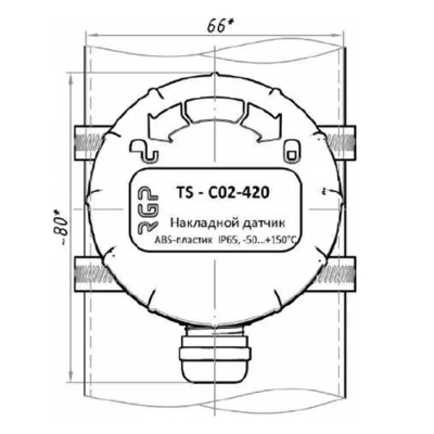 Датчики температуры накладные RGP TS-C02-420 с выходным сигналом 4-20мА