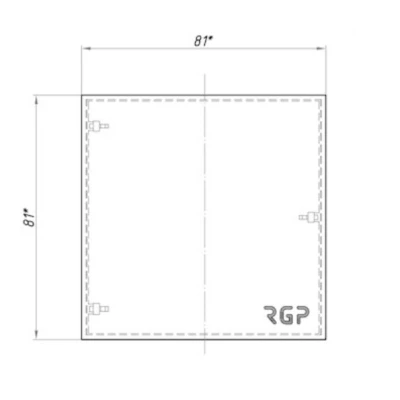 Датчик температуры комнатный RGP STANDART TS-R01 PT1000, диапазон измерения от -70 °C до +500 °C