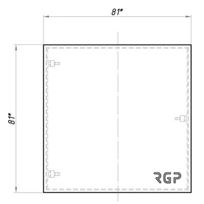 Датчики температуры и влажности RGP THS-01 комнатные, диапазон измерения влажности 0…100% RH, диапазон измерения температуры 0…+50°C