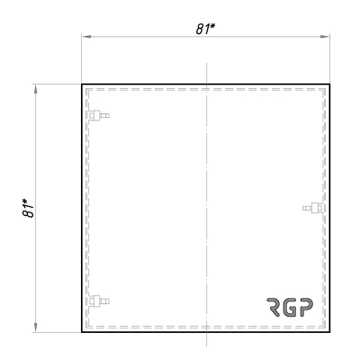 Датчик температуры и влажности RGP THS-01-420 комнатный, диапазон измерения влажности 0…100% RH, выходной сигнал 4-20мА