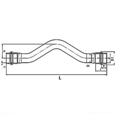 Обвод Rommer ВПр-ВПр Дн28 Ру16 прессовой