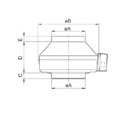 Вентилятор Россия ВКВ-250 MES (GREEN) канальный, мощность - 180Вт, производительность - 1300м3/ч, корпус - оцинкованная сталь, IPX2