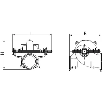 Насос центробежный Россия 1Д1250-125 поверхностный, корпус - чугун, мощность - 630кВт, напор - 125м, производительность - 20833л/мин, 6000В, без рамы