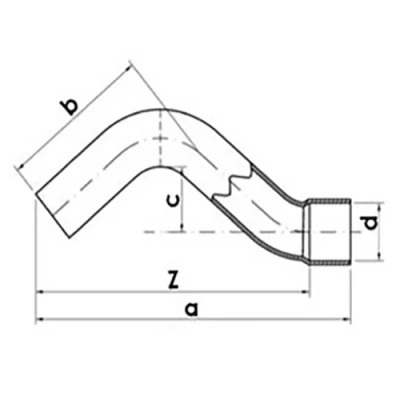 Обвод Sanha 5086 Дн15 Ру40 под пайку, для медных труб