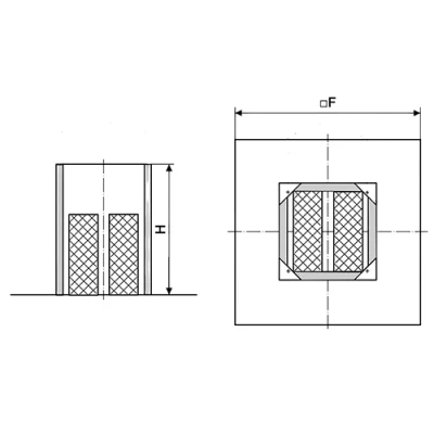 Короб крышный SHUFT RCS 220-311 c шумоглушением для вентилятора RMV, цвет - серый, корпус - оцинкованная сталь