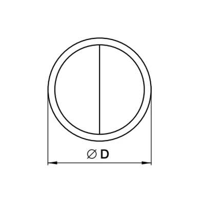 Клапан обратный SHUFT RSK 100 круглое сечение, типоразмер - 100мм, корпус - оцинкованная сталь