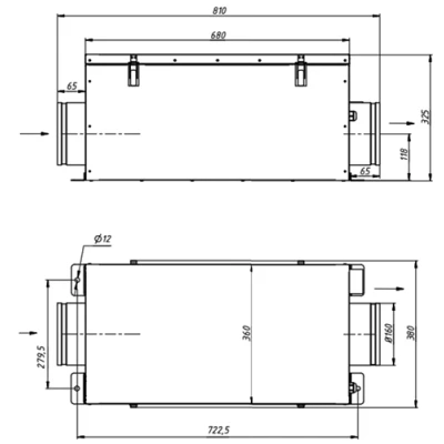 Приточные установки SHUFT Swift компактные моноблочные, тип нагревателя - электрический, производительность - до 700м3/ч, мощность нагревателя - 6 кВт, 220В