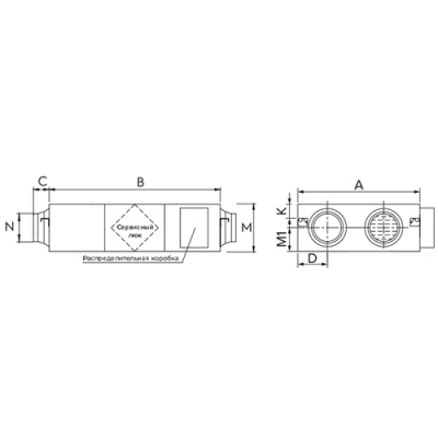 Приточно-вытяжная установка SHUFT Star PVS-1100 тип нагревателя - электрический, производительность - до 1100м3/ч, 220В