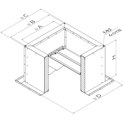Стаканы монтажные SHUFT СТМ 202 3.55-12.5, с утеплением, без уклона, с клапаном на вытяжку