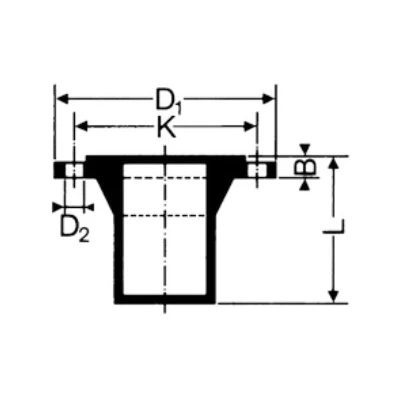 Фланец чугунный SML Ду200, переходной, безраструбный