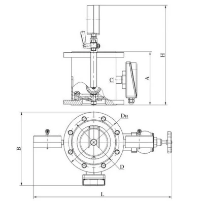 Узел управления Спецавтоматика УУ-С80/1,6В-ВФ.О4 Шалтан Ду80 Ру16 ВР, спринклерный, водозаполненный, цвет - красный