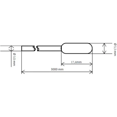Датчик температуры Wester FS3, длина кабеля 3м