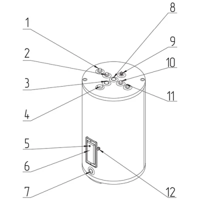 Бойлер косвенного нагрева ZOTA E-HOT UP напольный, объем - 150л, мощность - 2.5кВт, корпус - эмалированная сталь, Tmax 99°C, подключение - нижнее