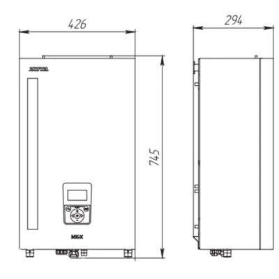Котлы электрические ZOTA MK-X настенные, мощность - 9-36кВт