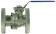 Кран шаровый DN.ru-КШФП.316.200 Ду25 Ру40 нержавеющий полнопроходной фланцевый с ISO-фланцем и рукояткой