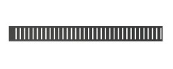 Решетка для лотка душевого Alca Plast PURE 950 мм нержавеющая сталь, черный, матовая