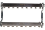 Коллектор стальной ROMMER RMS-4401 для радиаторной разводки, 9 выходов
