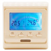 Терморегулятор для теплого пола Menred E51.716 электронный, программируемый, монтаж - скрытый, цвет - бежевый