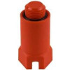 Заглушка MVI TS 1/2″ Дн15 Ру16 длинная, корпус - полипропилен PP-R, присоединение - наружная резьба, цвет -  красный