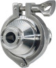 Клапан обратный Newkey CSCLP Clamp Ду32 Ру8 корпус - нержавеющая сталь AISI304, стандарт присоединения DIN32676