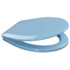 Сиденье для унитаза Орио Серия К К-02 из полипропилена универсальное голубое
