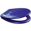 Сиденье для унитаза Орио Серия КУ КУ2-5 из полипропилена универсальное синее