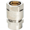 Муфта Prandelli Multyrama CM2 Ду20x2x1/2″ Ру10 для металлопластиковых труб присоединение – компрессионное/внутренняя резьба, корпус – латунь, покрытие – никель