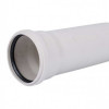Труба внутренняя канализационная PP-H РосТурПласт Дн32х1.8 длина 0.5 м, бесшумная с раструбом, безнапорная, белая