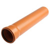 Труба наружная канализационная PP-B РосТурПласт Пиарком Дн110х2,7 длина 6 м с раструбом, безнапорное, оранжевая