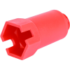 Пробка длинная STOUT SFA-0035-200012 1/2″ корпус — полипропилен, красная