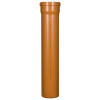 Труба TEBO SN4 Дн110х3.4 мм, длина 1500 мм, полипропиленовая, для наружной канализации, с раструбом