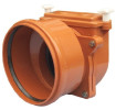 Клапан обратный канализационный HL 720.0 Дн200 безнапорный с заслонкой из нержавеющей стали для монтажа в переливных колодцах