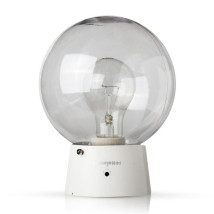 Светильник под лампу Аргос ЖКХ 170x170x205 мм, накладной с датчиком, антивандальный, цоколь - E27, материал корпуса - пластик, цвет - белый