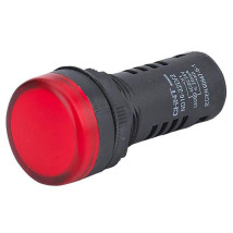 Лампа сигнальная CHINT ND16-22D/2 со встроенным резистором 20А, 230В, IP40, цвет – красный