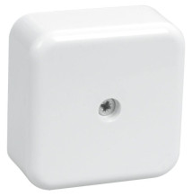 Коробка распаячная IEK 50x50x20 IP20 4 клеммы, корпус - полистирол, цвет - белый