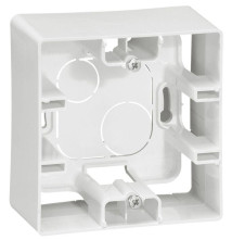 Коробка Legrand Etika для наружного монтажа, корпус - пластик, цвет - белый