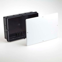 Коробка распределительная Ruvinil 206x155x73 IP30 для скрытой проводки, корпус - пластик, цвет - черный