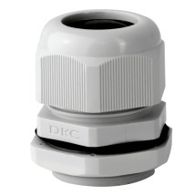 Ввод кабельный DKC с контргайкой кабель 34-43 мм, корпус - полиамид, степень защиты IP68, цвет светло-серый