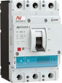 Автоматический выключатель EKF AV POWER-2/3 ETU 6.0 3Р 250А 50kА, сила тока 250 А, отключающая способность 50 kА