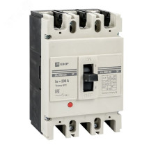 Автоматический выключатель трехполюсный EKF Вasic ВА-99М 3Р 250/200А, сила тока 200А, отключающая способность 15 кА