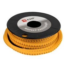 Маркер кабельный EKF PROxima ЕС-0 сечение 1.5 мм2 обозначение - L, упаковка - 1000 шт, материал - ПВХ, цвет - желтый
